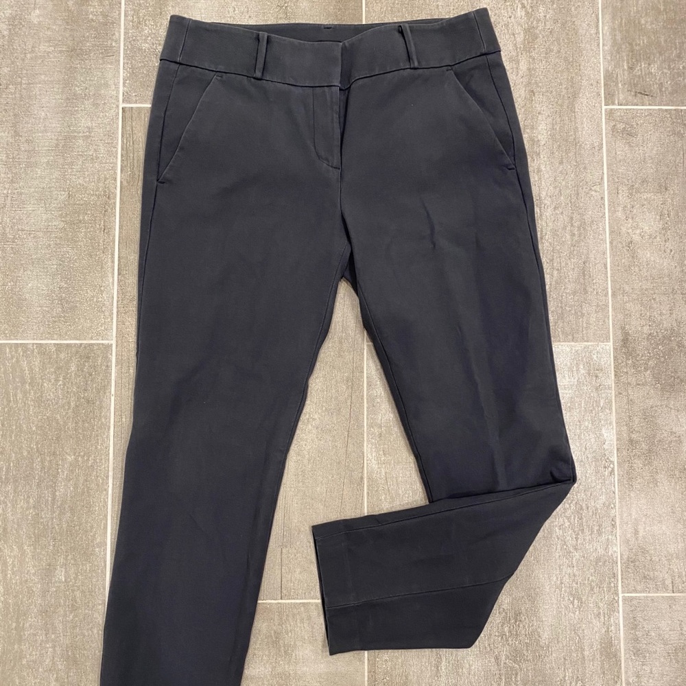 Dark gray ankle dress pants